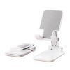 BCJDIEIV Foldable Tablet Holder Adjustable Desktop Stand Fit for All Devices Ideal(White) view 1
