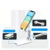 BCJDIEIV Foldable Tablet Holder Adjustable Desktop Stand Fit for All Devices Ideal(White) view 4