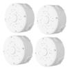 FELTECHELECTR 4pcs Outdoor Security Camera Mount Hemisphere Bracket Wire Management Hide Cords Cable Holder Extension Cord Cover Connection Box Protector view 1
