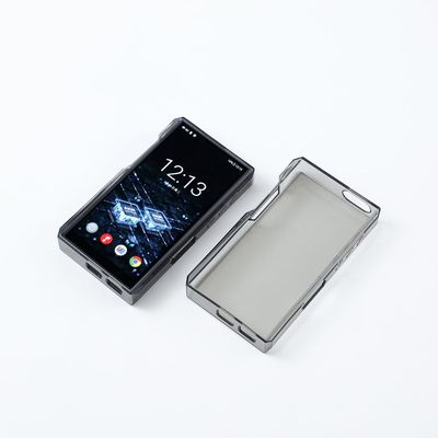 AudioPartner Soft Clear TPU Protective Shell Skin Case Cover for Fiio M23 (Clear Black case)