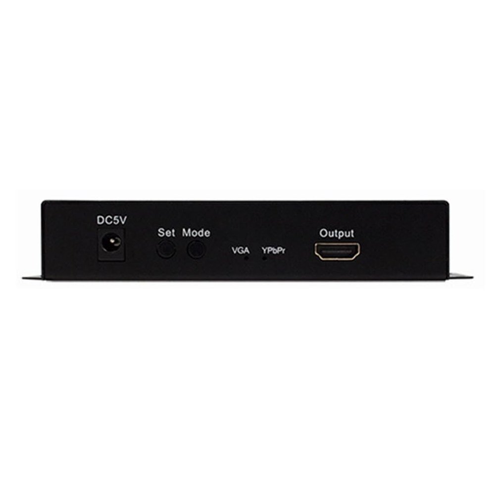 Double Input YPbPr/VGA to HDTV Port Converter Adapter with Easy Use ButtonSupports Multiple Resolution Output