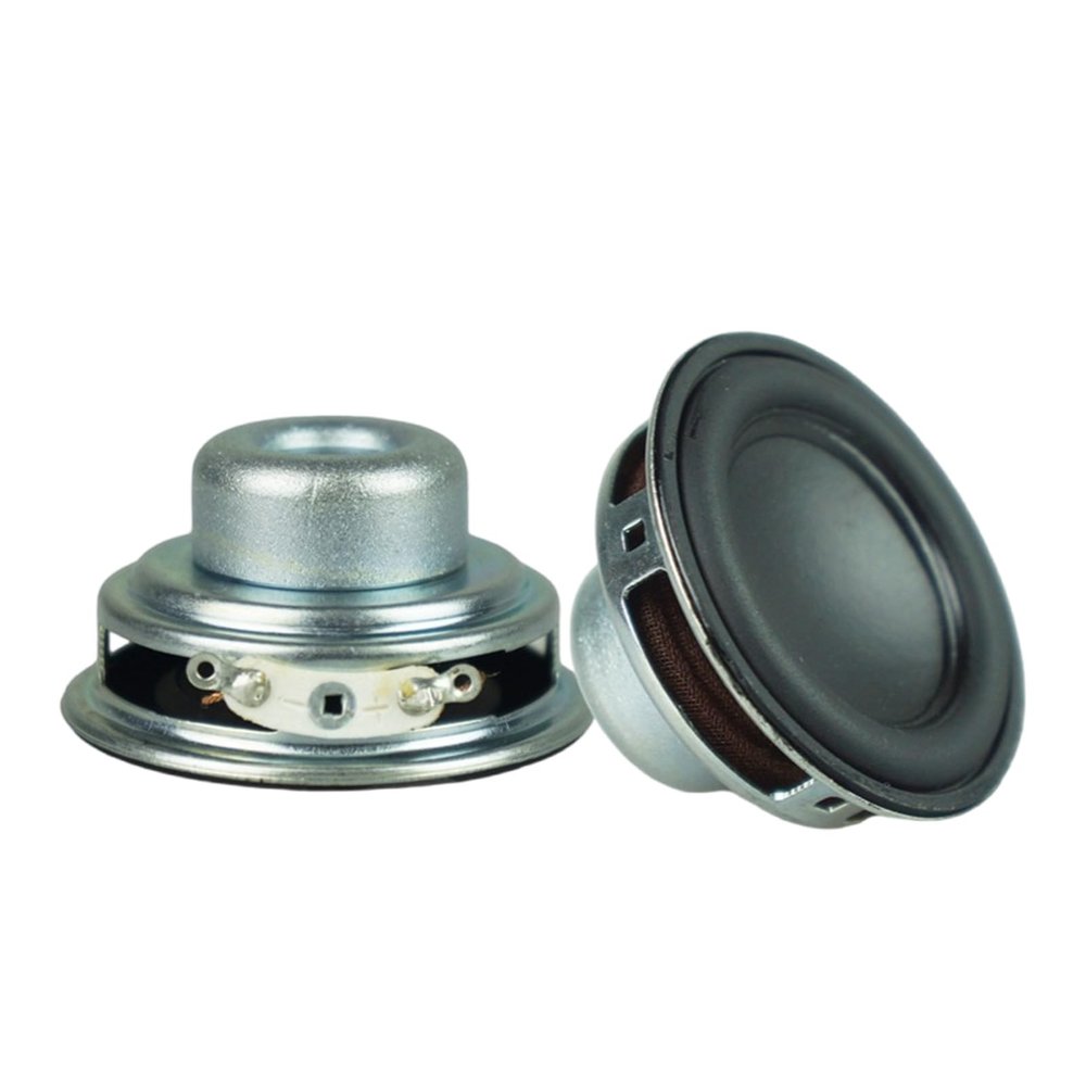2Pcs 8W 4Ohm Speakers 45mm Round Shape Loudspeaker Subwoofer Multimedia Portable Speakers Amplifier Loudspeaker