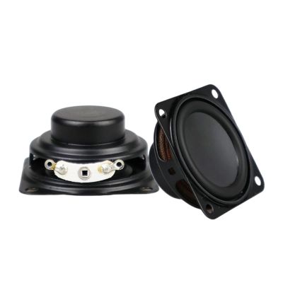 2Pcs Speakers 3W 4Ohm 40mm Square Shape Replacement Loudspeaker Full Ranges Rubber Side Speakers