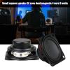 2Pcs Speakers 3W 4Ohm 40mm Square Shape Replacement Loudspeaker Full Ranges Rubber Side Speakers view 2