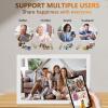 16.7 Inch Large WiFi Digital Picture Frame, 1920 x 1080 HD LED Built in Dual Speaker System and G Sensor, Smart Cloud Photo Frame for Share Photos Videos Instantly view 2