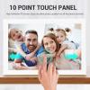 16.7 Inch Large WiFi Digital Picture Frame, 1920 x 1080 HD LED Built in Dual Speaker System and G Sensor, Smart Cloud Photo Frame for Share Photos Videos Instantly view 3