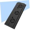 Angoily Game Console Cooling Fan with Temperature Bracket for One Triple USB Ports Hub Wind Settings Includes Light Bar for Unique Look view 2