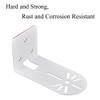 BE-TOOL Self-Adhesive L-Shape Dome Security Camera Wall Bracket with Mounting Screws, Metal Universal Wall and Ceiling Mount Plate for Indoor Outdoor view 3