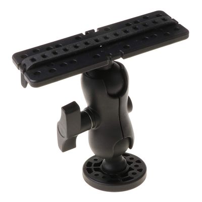 MLWSKERTY Marine Kayak Electronic Fish Finder Mount Fishfinder Plate Rotating GPSMAP Supporter