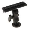MLWSKERTY Marine Kayak Electronic Fish Finder Mount Fishfinder Plate Rotating GPSMAP Supporter view 1