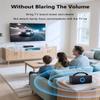SavvyBloom 5.8 GHz Wireless TV Speakers for Hard of Hearing Seniors, Portable TV Speakers for Smart TV, No More Struggling for Volume, No Sound Lag, 5 Cables Include to Connect TV view 3