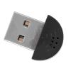 Gegong Mini USB Microphone Portable Computer Mic Noise Reduction Plug Play PC Laptop Recording Audio Adapter Compact USB 2.0 Voice Recognition Compatible (Black) view 3
