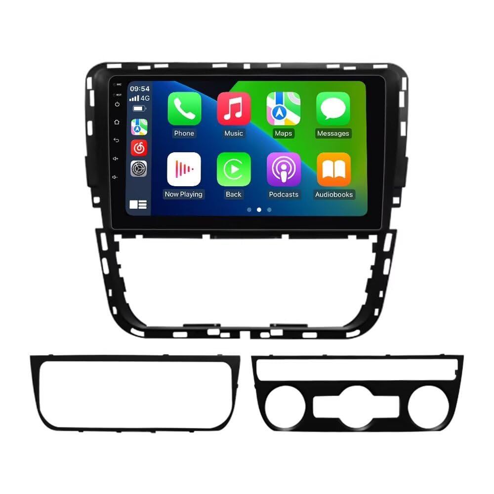 2+32GB 8Core Android Car Radio for Volkswagen VW Passat 2012-2019 9" IPS Touch Screen Built-in Car-Play Android Auto/GPS Navigation/SWC/DSP/Rear View