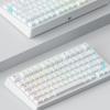 MCHOSE Jet 75 Rapid Trigger Keyboard 75% Percent, Hall Effect Topographic Gaming Keyboard, Wired RGB Custom Mechanical Keyboards with Magnetic Switch, PBT Keycaps, White view 2
