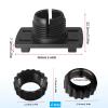 4PCS Tightening Nut with 4 Button Lock Replacement 17mm Ball Joint Mount Socket for Carplay Screen Phone Holder Backup Camera Monitor GPS Car Auto Stereo view 3