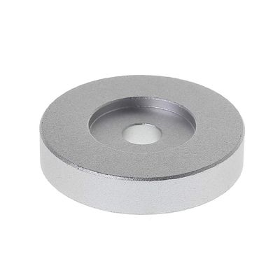 45 RPM Adapter Solid Aluminum 7 Inch Record 45 RPM Record Turntable Adapter For Most Record Turntables