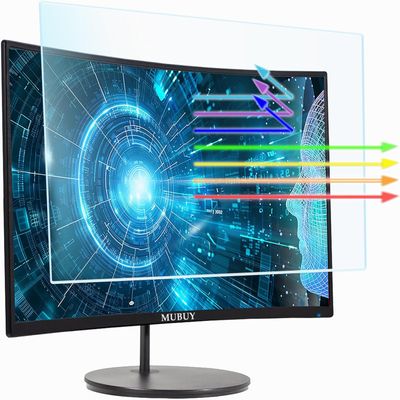 22" Anti-Blue Light Glare Screen Protector for Dell/HP/Acer/ViewSonic/ASUS/AOC/Samsung/Sceptre/LG Monitors 16:10 Standard/Curved Display UV Protection Film with Blue Light Filter (Non fit 22" 16:9)