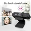 B9 USB Webcam with Auto Focused and Integrated Microphone for Students and Remote Office Workers view 2