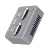 NVMe Solid States Disk Dock AHCI Cloner USB3.2 20G Solid States Disk Double Bay Offline Clone USB C to NVME Docking Station view 1