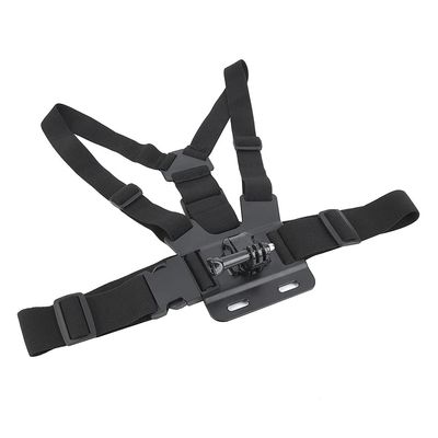 Brrnoo Chest Mount Harness, Chest Mount with J Shape Hook Plastic and Elastic Rope for Action Camera