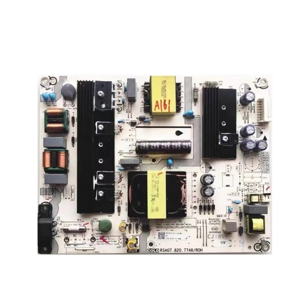 RSAG7.820.7748/ROH RSAG7.820.8349 Power Supply Board Compatible for Hisense 50R6E 50R6040E 55R6000E 43R6E HZ55A65 HZ49A65 H43A6550 50'' TV(1capacitor2pin 7748)