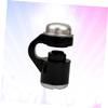 MOKKHNB Microscope with Clip LED Light Portable Magnifying Lens for Jewelry Coins Stamps and Antiques Black view 2