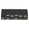 8K HDTV KVM Switcher 2 Monitors 2 Computers 8K@60Hz Monitors KVM Switcher with 4 USB3.0 for Keyboard Printer view 1