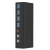 8K HDTV KVM Switcher 2 Monitors 2 Computers 8K@60Hz Monitors KVM Switcher with 4 USB3.0 for Keyboard Printer view 2