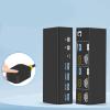 8K HDTV KVM Switcher 2 Monitors 2 Computers 8K@60Hz Monitors KVM Switcher with 4 USB3.0 for Keyboard Printer view 3