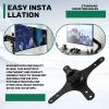 Adjustable Portable Monitors Bracket Plate Supports 17mm Head 75x75mm 100x100mm Wall Mount Arm Mount Stand view 2