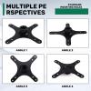 Adjustable Portable Monitors Bracket Plate Supports 17mm Head 75x75mm 100x100mm Wall Mount Arm Mount Stand view 4