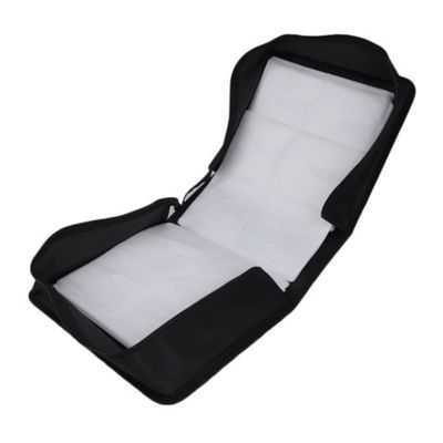 Alipis Disc Portable CD Dvd Wallet Holder Bag Case Album Organizer Media Storage Box Capacity Tough Exterior Handle for Home and Travel Black