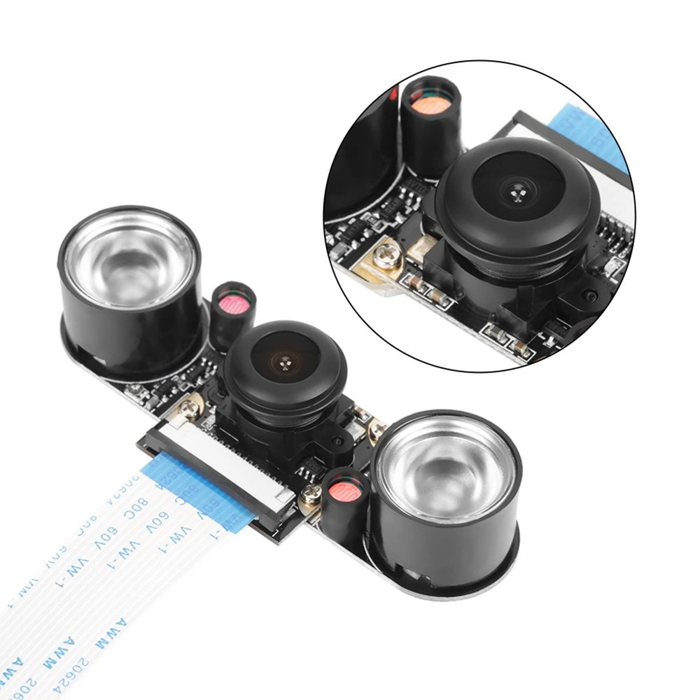 Akozon 5Mp Night Camera Module with 130 Viewing Angle for Raserry Pi B 3 2