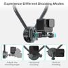 Leaplumin Neck Mount for Action Camera, POV Stabilizer with Chest Mount - Quick Release System for Ergonomic, Hands-Free Filming of Skiing, Travel Vlogging view 3