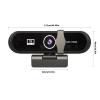 B9 USB Webcam with Auto Focused and Integrated Microphone for Students and Remote Office Workers view 3