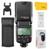 Godox TT600 2.4G Wireless Flash Speedlite Master/Slave Flash with Built-in Trigger System, with GODOX S-R2 Round Head Accessories Adapter view 2