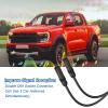 SZSAUTO Vehicle Antenna Splitter DIN Male to Double DIN Female Car FM AM Radio Antenna Adapter Splitter Cable for Car Truck SUV Audio Radio Stereo Head Unit Receiver Antennas view 4