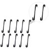 Garden Plant Support Ties 200Pcs PP Reusable Vine Fixing Clips Black view 4