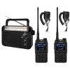 Retekess TR604 AM FM Radio (1Pack) Bundle with Retevis C2 Walkie Talkie with MIC(2Pack) view 1
