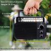 Retekess TR604 AM FM Radio (1Pack) Bundle with Retevis C2 Walkie Talkie with MIC(2Pack) view 4