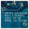0Y2CMN Y2CMN Replacement for Dell Vostro 3501 Laptop Motherboard GDI51 LA-K035P System Board CPU Mainboard i3-1005G1 Processor view 2