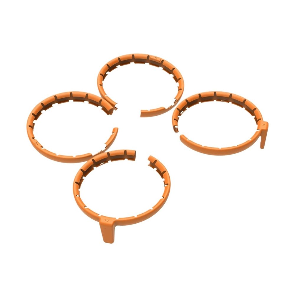 Compatible for DJI Flip Drone Propeller Guard Case Quick Release Arms Anti Drop Full Surround Bumper Rings Protector Cover Accessories(Orange)
