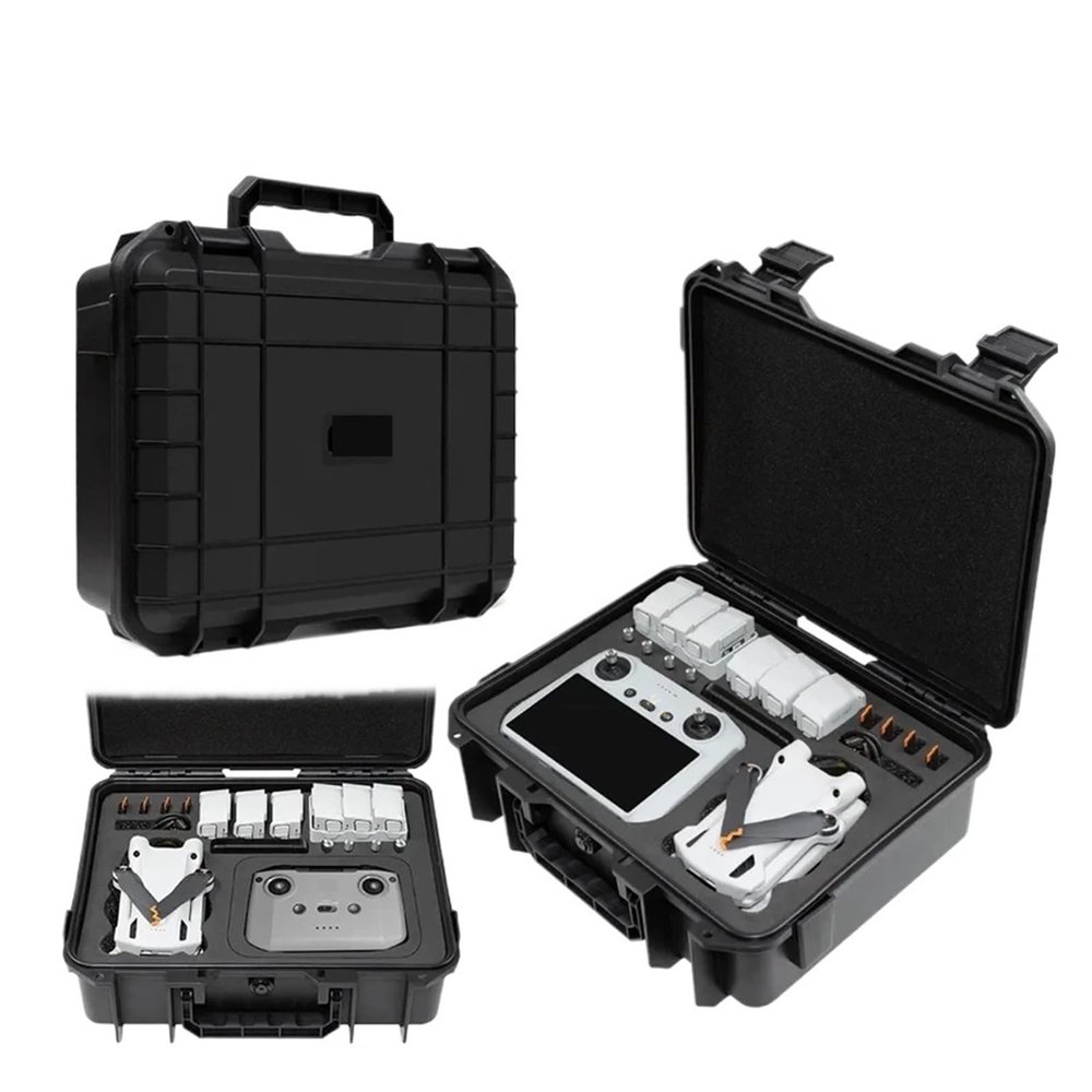 vamarads Portable Storage Bag Shoulder Travel Carring Case Handheld Case Compatible For Mavic Mini 3 Pro Drone Accessories(Mini 3-3 Pro Black)