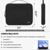11.6 Inch Hard Laptop Carrying Case Tablet Sleeves Compatible with 11.6" MacBook Air/Acer Chromebook 311/DELL Chromebook 11 3100/Asus 2024 Vivobook Go/HP Chromebook 11/Lenovo 100E Chromebook G2 Mtk view 2