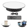 Leadleds 360 Rotating Display Stand, 7.9" Top Mirror Remote Control Motorized Display Turntable Usb Powered for Photography Products and Shows view 1