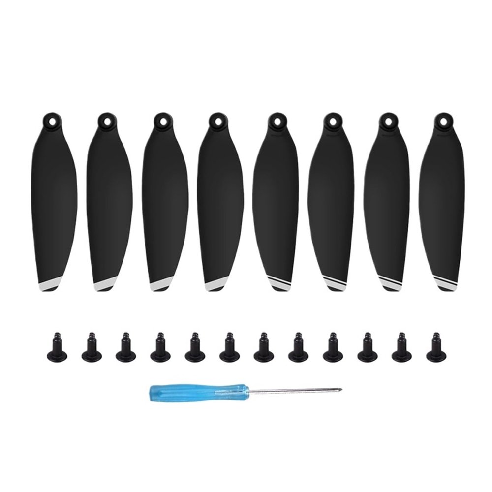 8pcs/Set Propellers Blade Compatible for DJI Mavic Mini 1 Drone Accessories(Silver)
