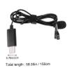 AKOOSY 1Pc USB Clip Microphone Omnidirectional Recording Mic for Live Broadcast Streaming and Video Chat High Sensitivity Compatible with Desktop and Laptop view 2