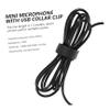 AKOOSY 1Pc USB Clip Microphone Omnidirectional Recording Mic for Live Broadcast Streaming and Video Chat High Sensitivity Compatible with Desktop and Laptop view 3