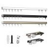 Aluminium Alloy Ceiling Track For Curtains, For Window Room Divider, Wall Divider Curtain, RV Curtain Track,Ceiling Mount For Curtain Rail(White,260cm) view 1