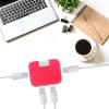 4pcs Foldable 4 Port USB Hubs Lightweight Usb2.0 Splitter Adapter for Connecting Peripherals to Laptops and Desktops view 2